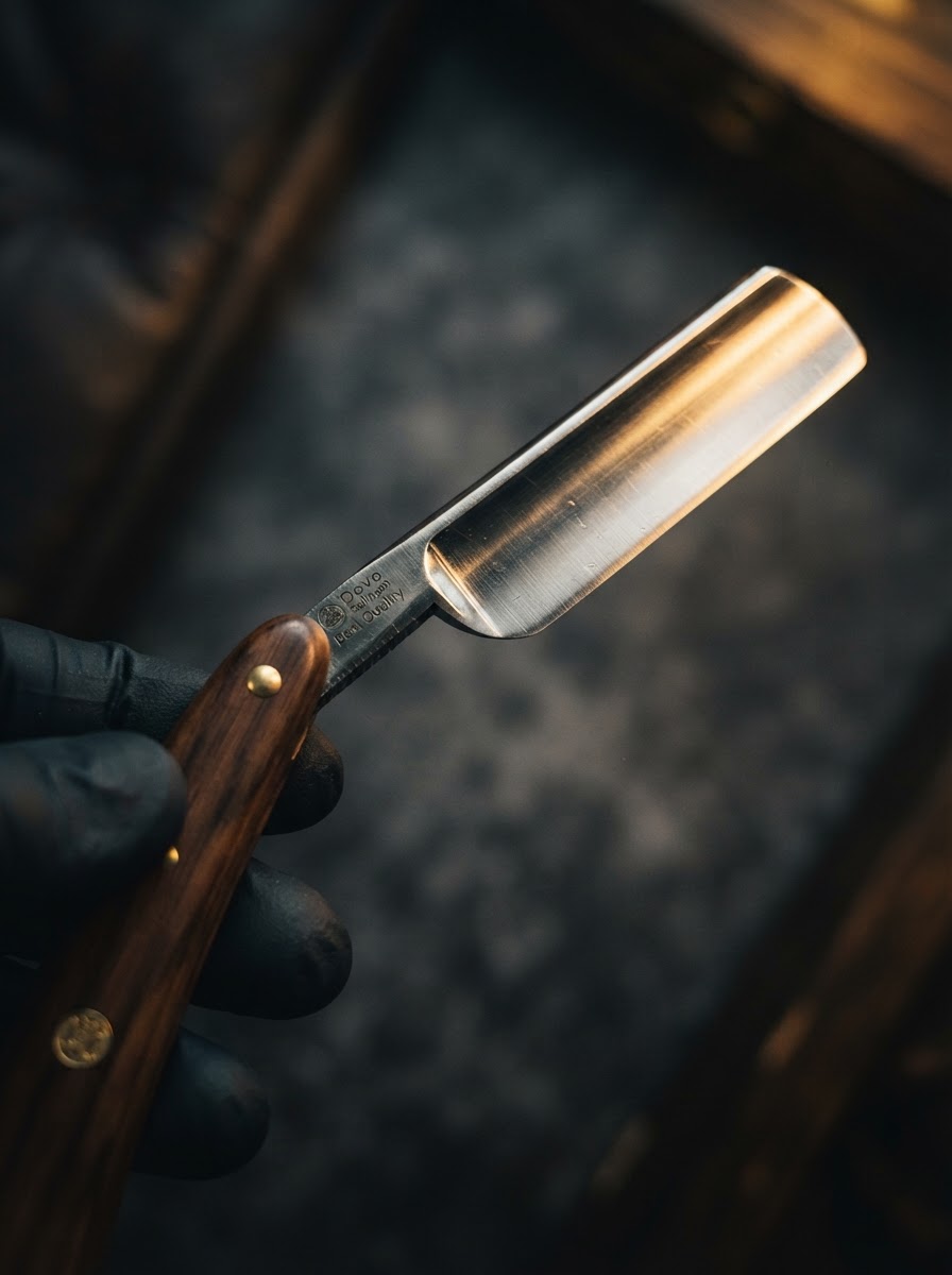 Precision grooming with straight razor