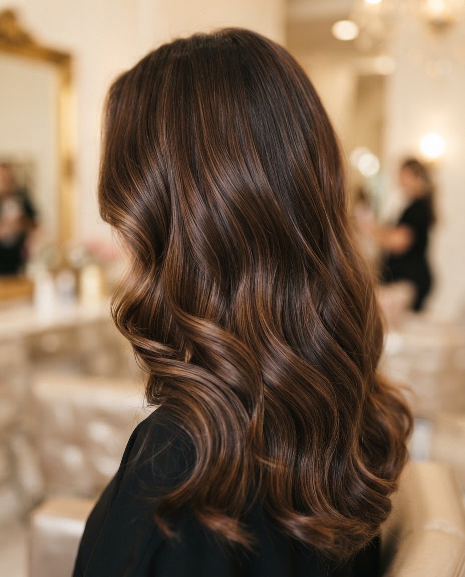 Elegant hair styling at MR AHTIS SALON
