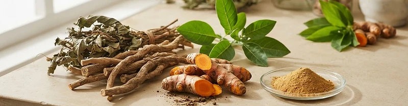 Cultures de plantes médicinales en Inde