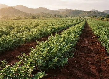Cultures de plantes médicinales en Inde