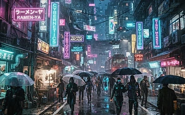 [TEST] Cyberpunk Neon Streets