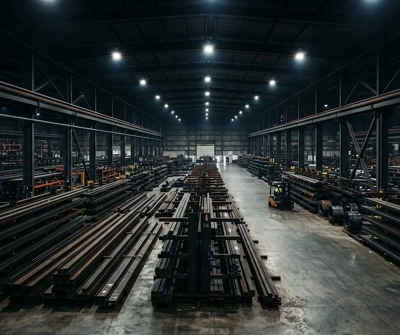 Steel warehouse