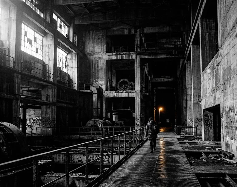Berlin industrial dawn