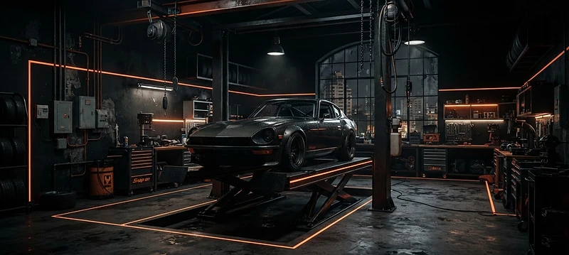 MonsterScream garage interior