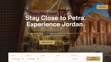 Petra Elite Hotel template preview