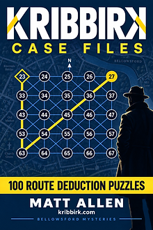 Kribbirk Case Files book cover by Matt Allen