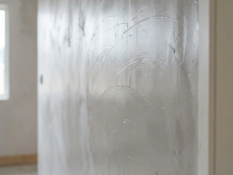 Smooth skimmed plaster wall ready for decorating — Skimming by GS Plastering