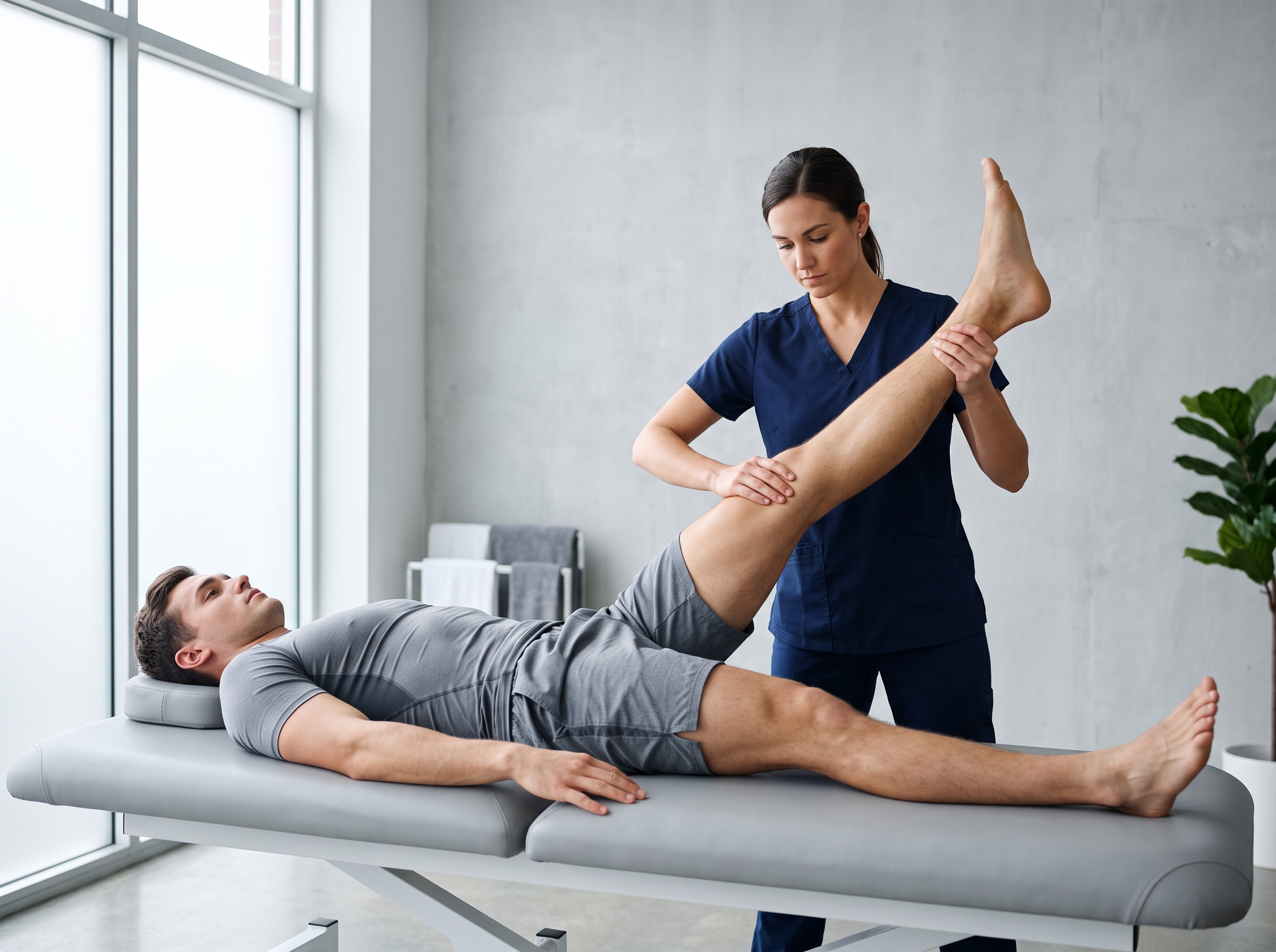 Sports massage treatment at Synergy Body & Spine Clinic
