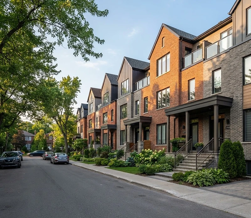 Maisons de ville du quartier Saint-Laurent, Montréal