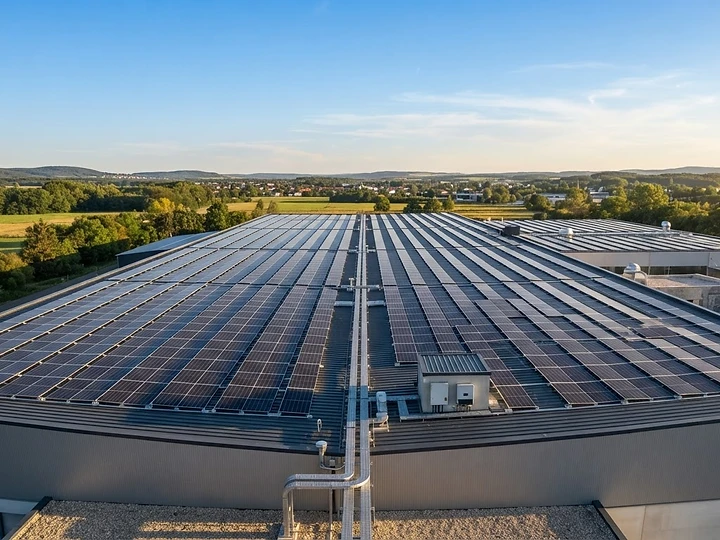 Painéis solares abastecem a fábrica Tessela