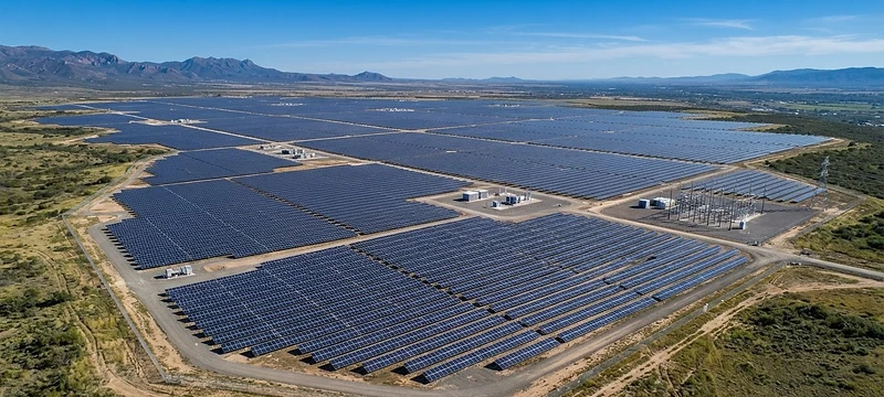 Usina solar aérea