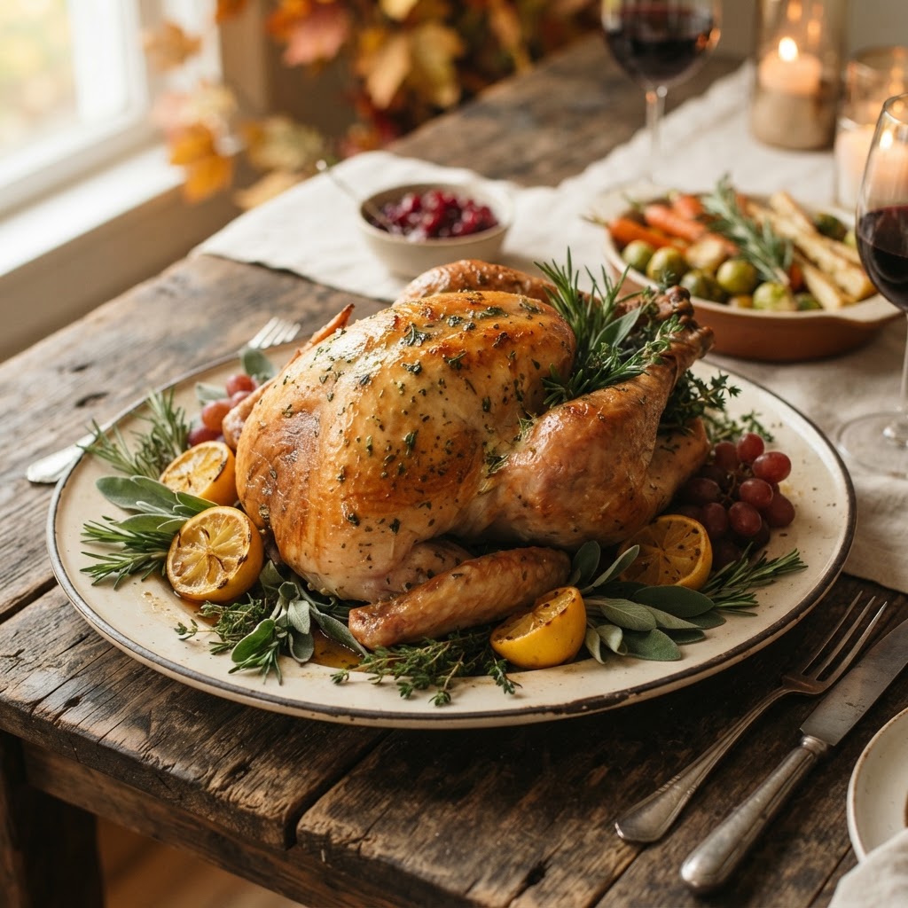 Herb Butter Roast Turkey