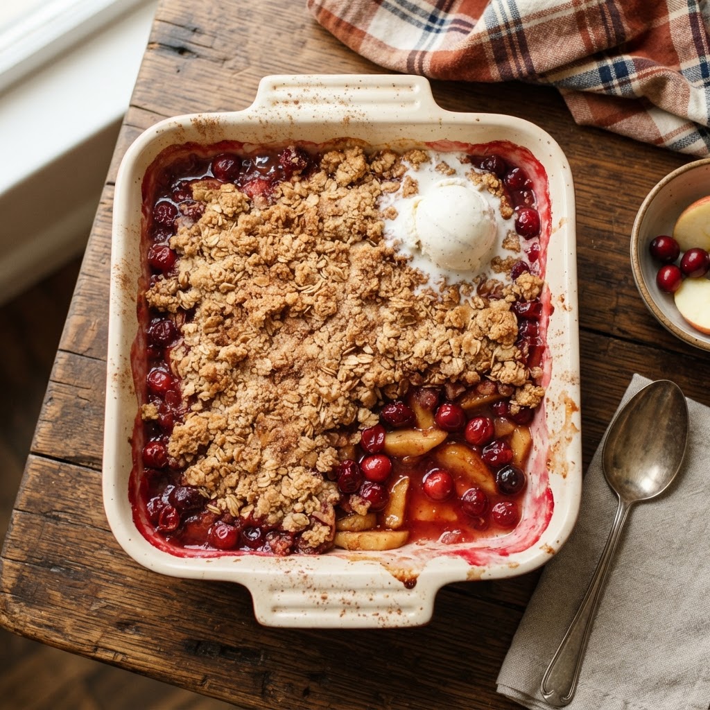 Cranberry Apple Crumble