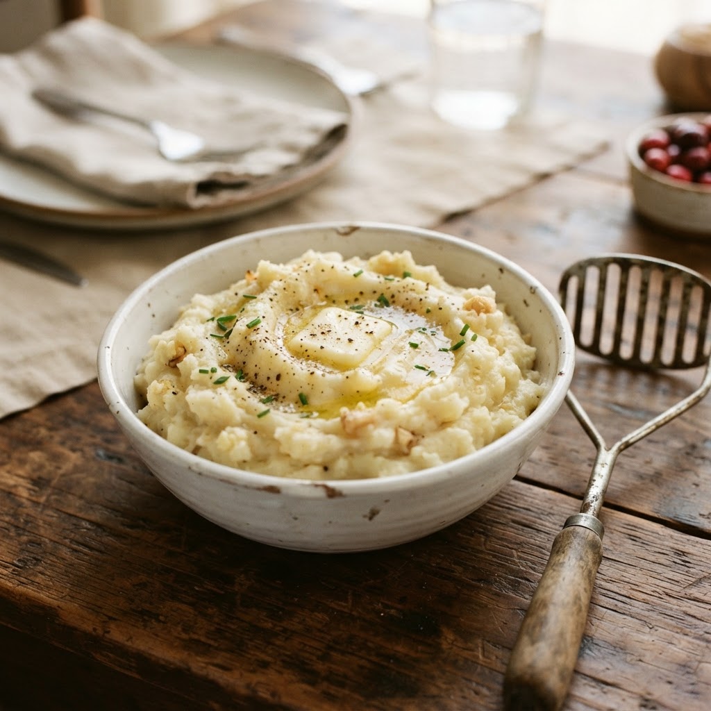 Creamy Garlic Mashed Potatoes