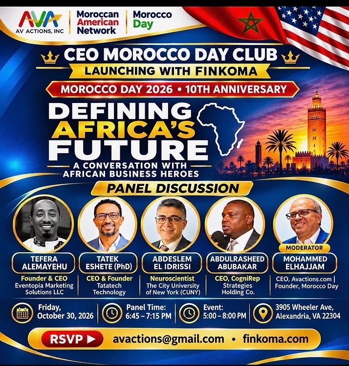 CEO Morocco Day Club flyer