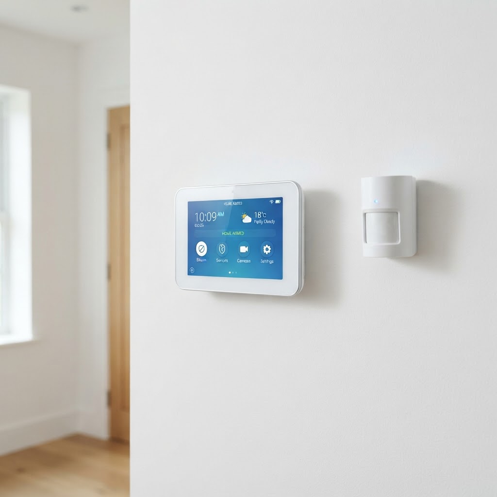 Panel de alarma de seguridad para el hogar