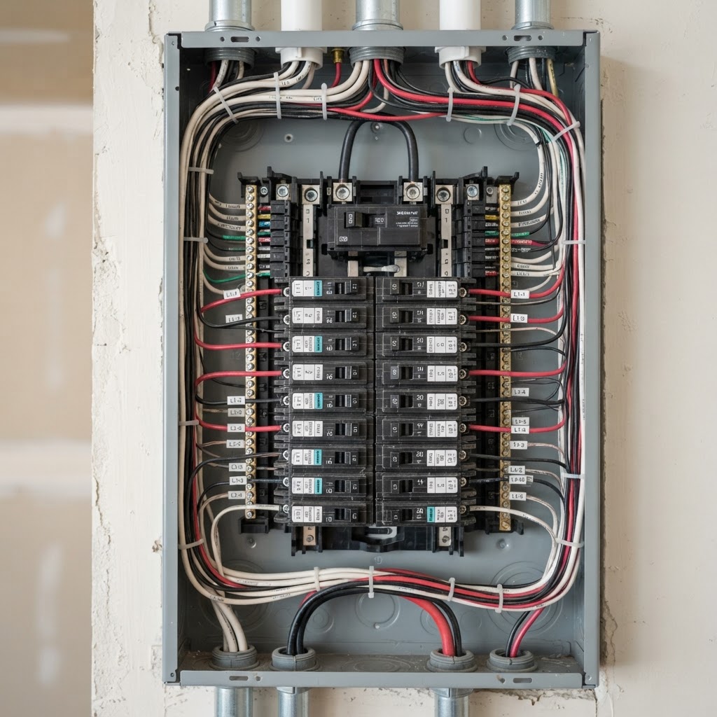 Cuadro eléctrico moderno en Ibiza