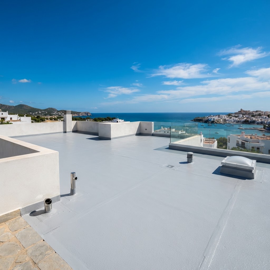 Impermeabilización de terraza en Ibiza