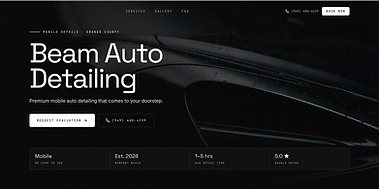 Beam Auto Detailing, Mobile detailing, Orange County