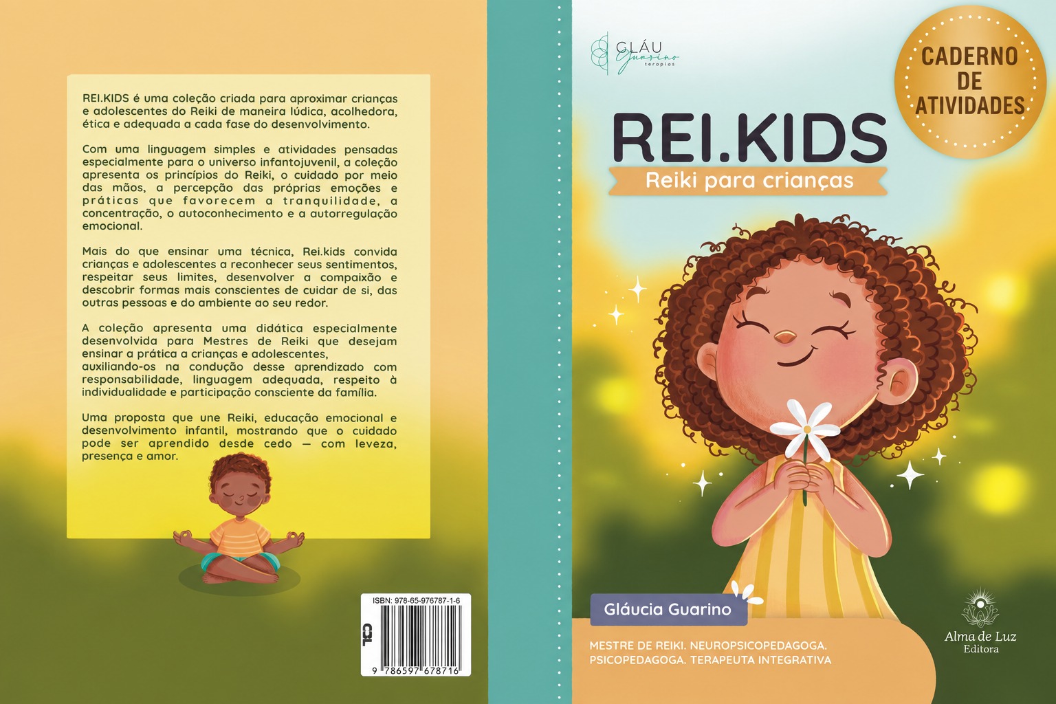 Capa do Livro do Aluno REI.KIDS — Reiki para Crianças