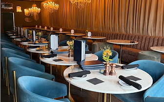 Private dining or patio gathering at Dua