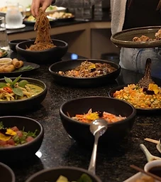 Een verzorgd buffet