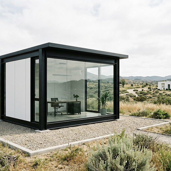 Architectural concept of a VMD modular space; not an actual unit