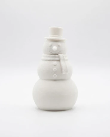 Snowman — 3D printed PLA