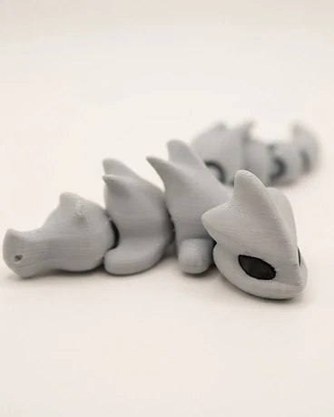 Cute Mini Dragon (Set of 5) — 3D printed PLA
