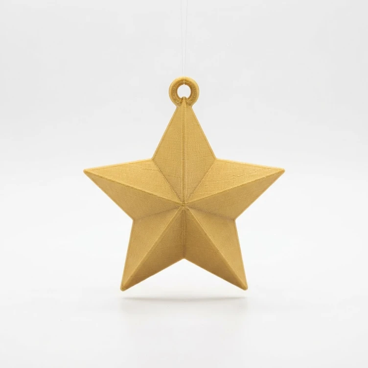 Hanging Star Ornament — 3D printed PLA