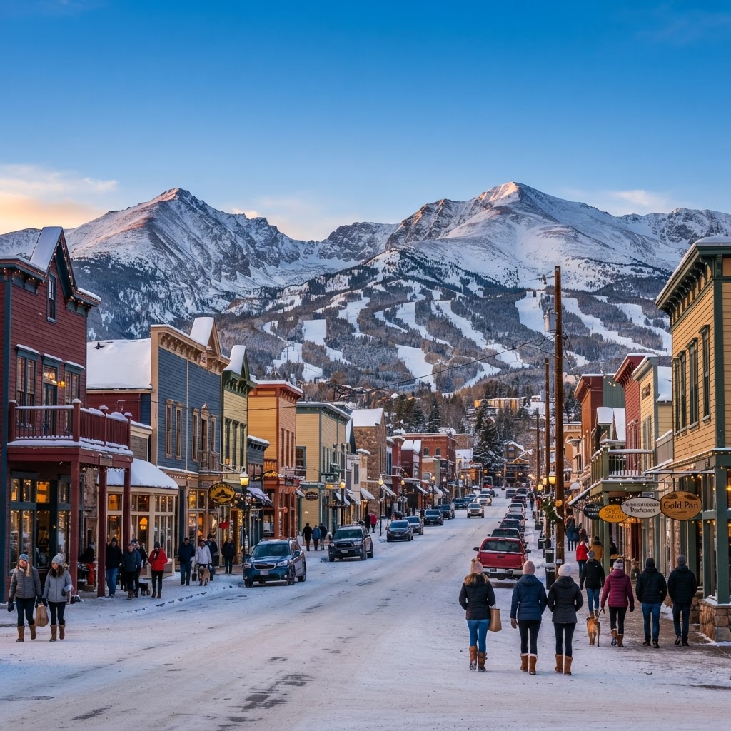 Breckenridge at golden hour