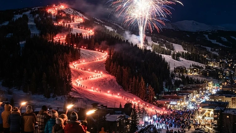 Breckenridge New Year's Eve Torchlight Parade & Fireworks