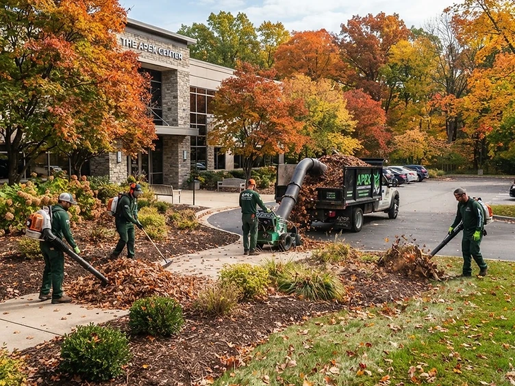 Fall Cleanup - Maniacs Landscaping commercial service