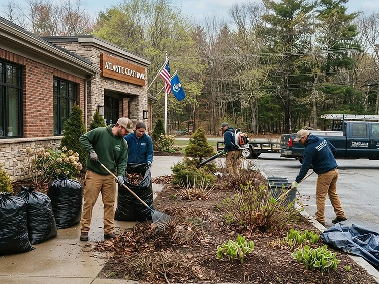 Spring Cleanup - Maniacs Landscaping commercial service