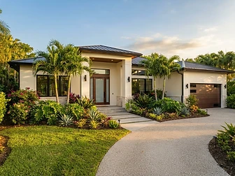 New impact windows and doors installed on a South Florida home exterior