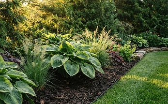 Illustrative garden and property upkeep in a Markham-style residential yard