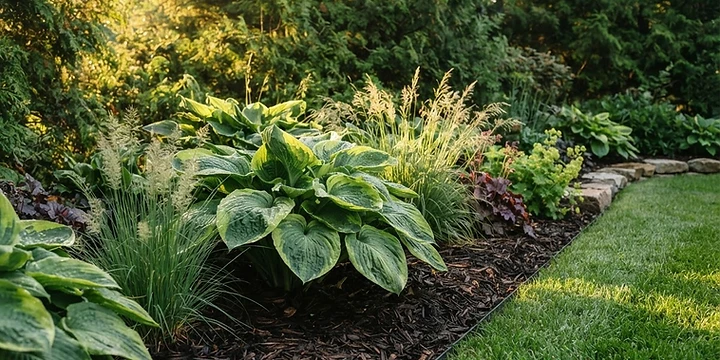 Illustrative garden and property upkeep in a Markham-style residential yard