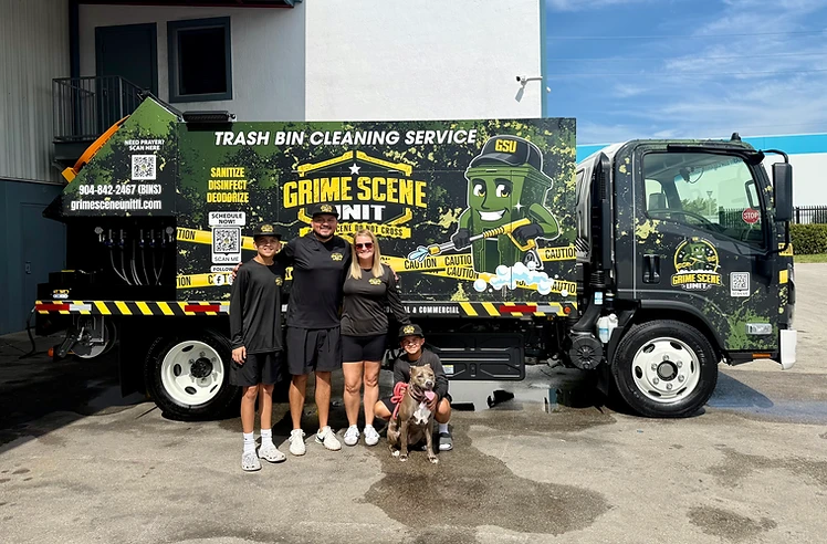 The Grime Scene Unit team — a local Northeast Florida family business