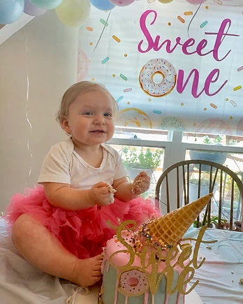 Sweet One Birthday Smash Cake