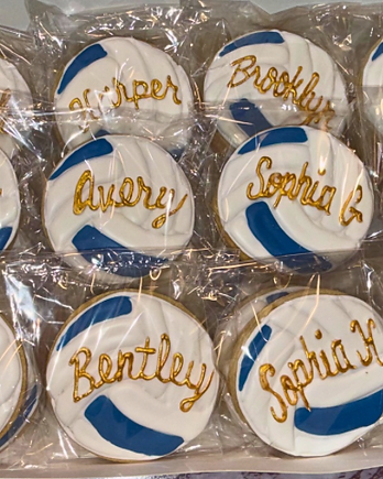 Team Volleyball Cookies
