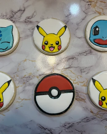 Pokémon Birthday Cookies