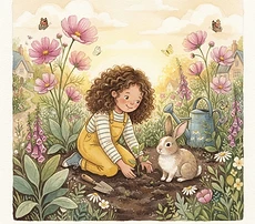 Fictional Kindness Garden sample illustration