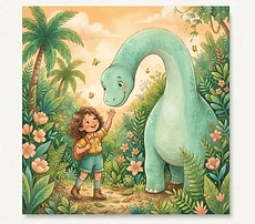 Fictional Dinosaur Discovery sample illustration