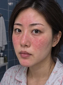 Amelia — Week 0, before using the serum