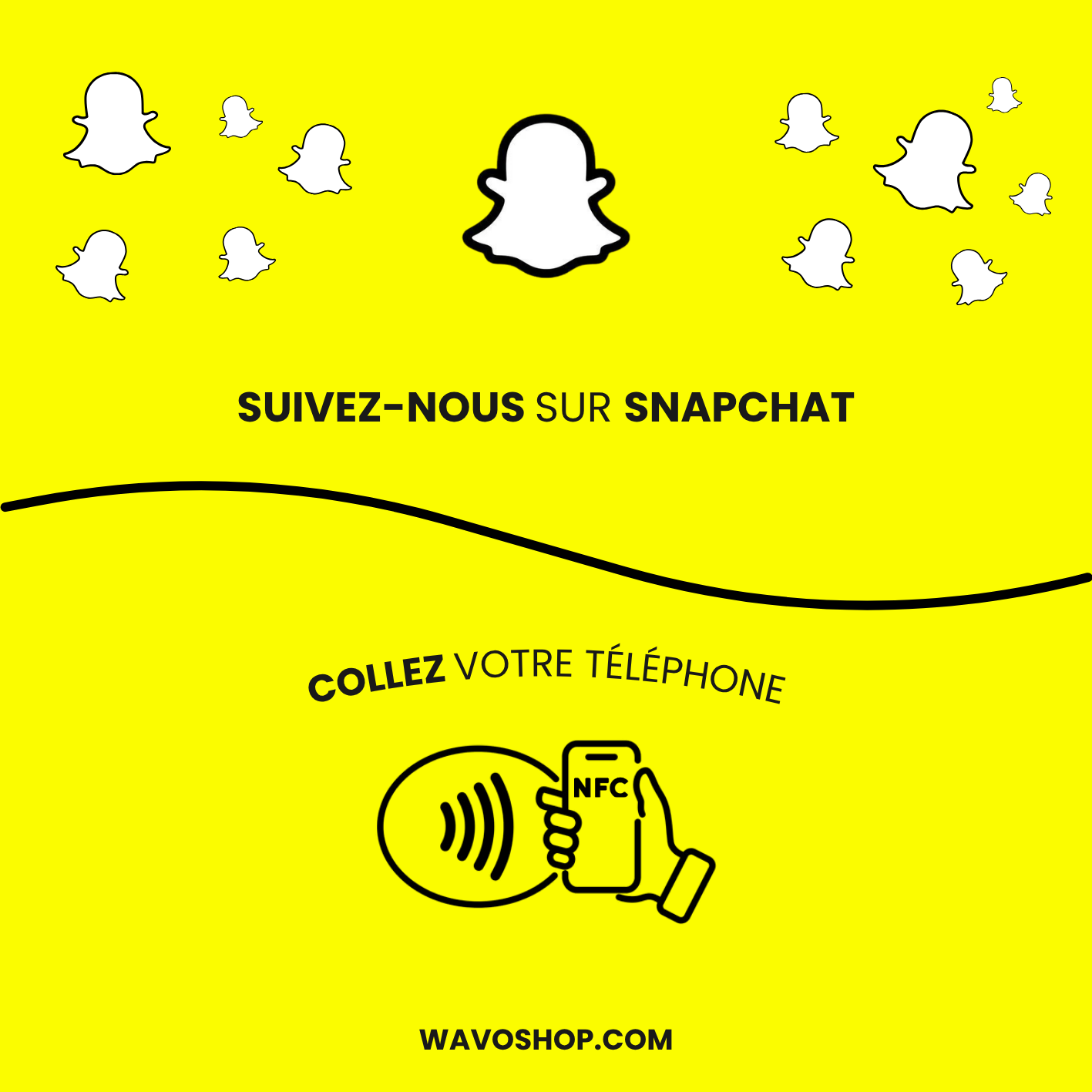 Carte NFC Snapchat