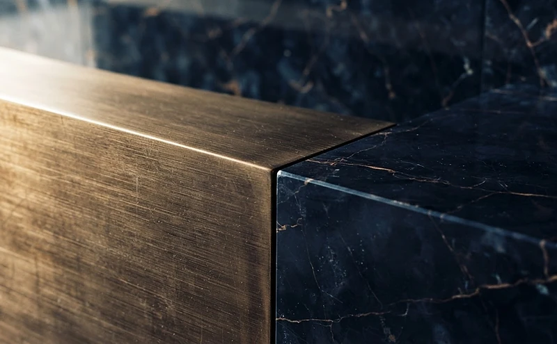 Bronze architectural texture