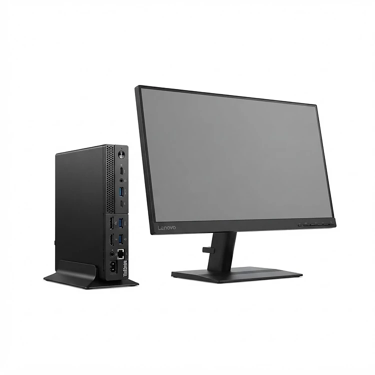 LENOVO THINKCENTRE M90Q MINI i5-10th/RAM 8GB+128GB SSD+500GB HDD/WIFI/22" ThinkVision S22e-19