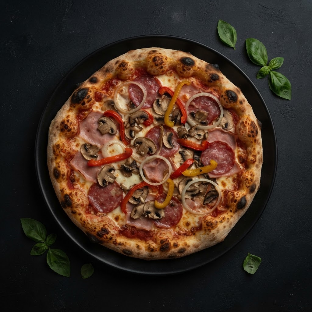 Pizza TUTTO bei Santa Farina in Mosbach