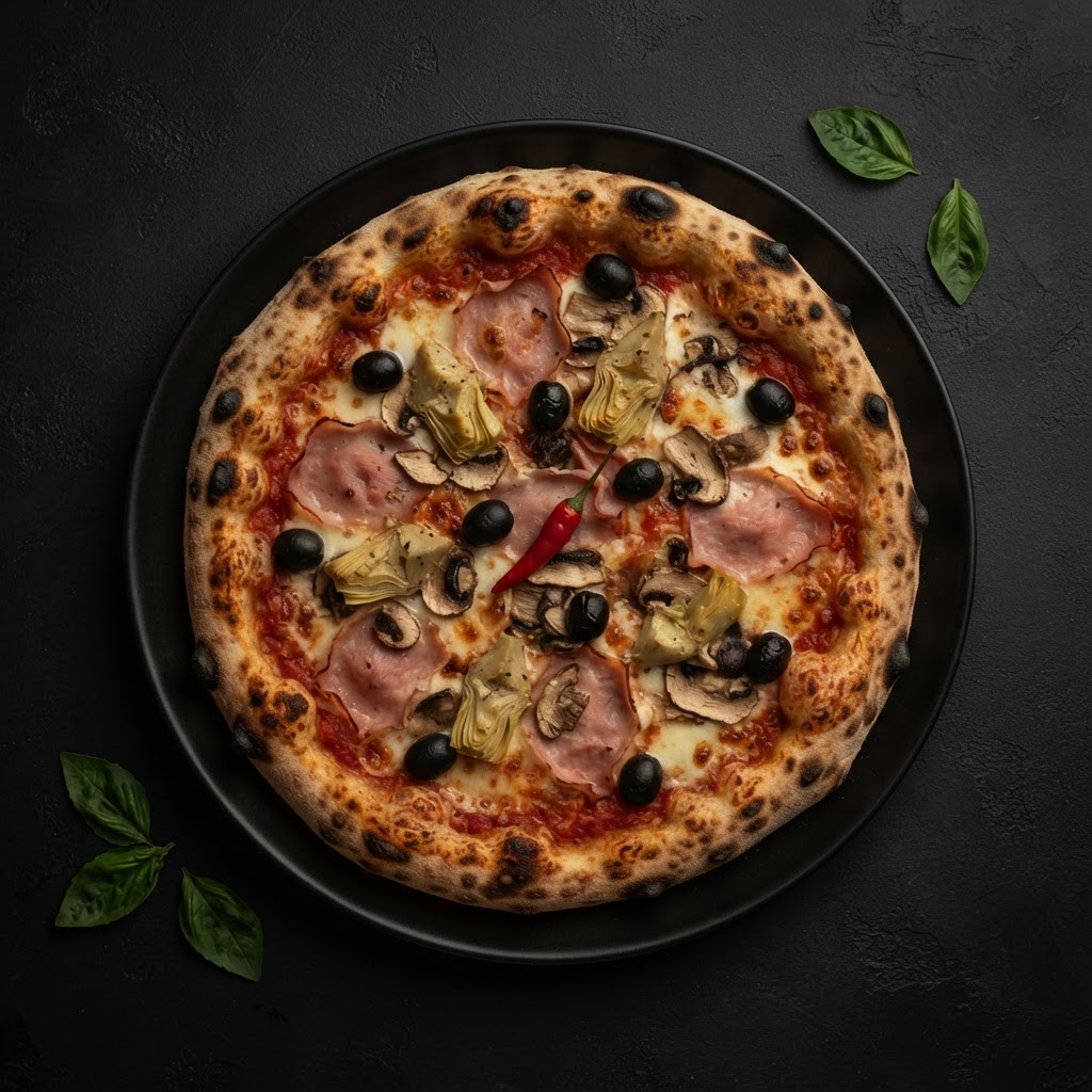 Pizza Capri bei Santa Farina in Mosbach