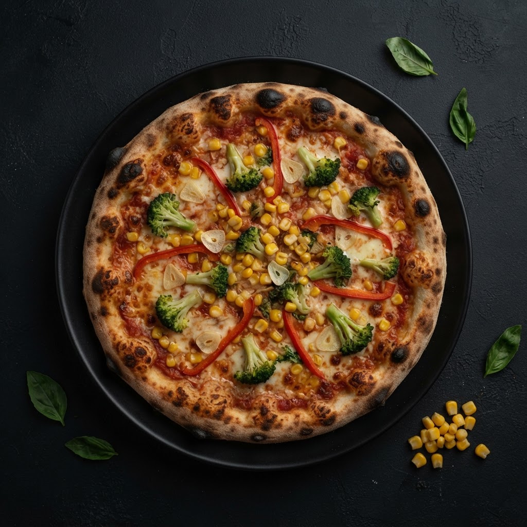 Pizza Vegetaria bei Santa Farina in Mosbach